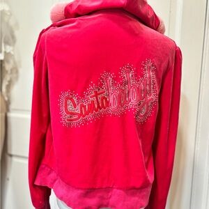 Victoria's Secret Pink SantaBaby zip up.